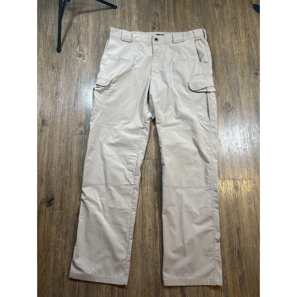 5.11 Tactical Pants Mens 36x34 Beige Stryke TDU Cargo Workwear Law Security
